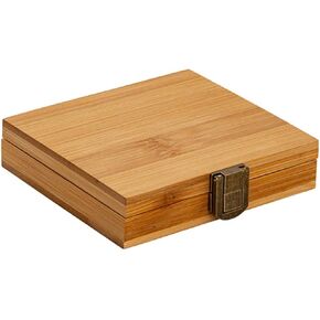 Bamboo Paint Mixing Tray for Watercolor and Gouache Use at Home, 24 Grids
