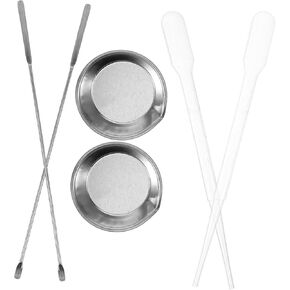 1 Set Painting Tray with Dual End Stirrer for Model Paint Airbrush Mixing DIY Art Crafts for Creative Projects and Miniatures Painting Supplies