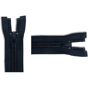 Nylon Coil #8 YKK Heavy Weight Jacket Separating Zipper - Choose Your Length - Color: Navy #560 - Made in The United States (1 Zipper Per Pack) (30" Inches)