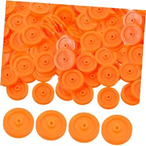 Ciieeo 100pcs Plastic Pulley Wheel for Model Toys Wear-resistant Gears for Robotics and Handicrafts Versatile Plastic Gear Accessories for Educational Projects
