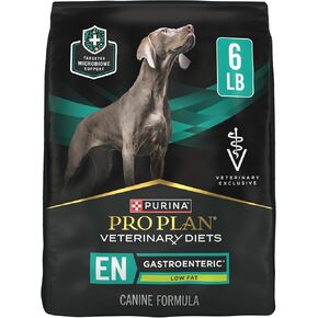 Purina Pro Plan Veterinary Diets EN Gastroenteric Low Fat Canine Formula Dog Food Dry Recipe - 6 lb. Bag