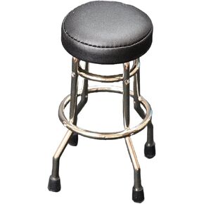 New Wave Toys 1/6 Scale Classic Black RepliCade Stool, Mini Vintage Arcade Accessories, Die Cast Metal Replica Furniture