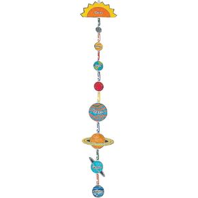 Fun Express Solar System Craft Kit - VBS Vacation Bible School Supplies/Decor- Educational and Learning Activities for Kids - 12 Pieces
