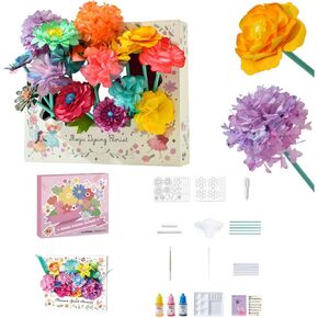 Londraf Bloom Joy Magic Petal Flower Kit ، Bloomjoy Magic Petal Flower Art Kit ، Fantasy Art-Magical Flowers ، أكثر من عشرة أنواع من الزهور ، مجانًا لمطابقة الألوان (1pcs)