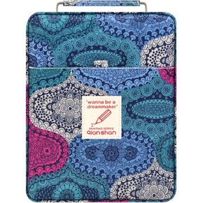 qianshan 202 Colored Pencils Pencil Case - 136 Color Gel pens Pen Bag or Marker Organizer - Universal Artist Use Supply Zippered Large Capacity Slot Super Big Professional Storage Bee
