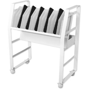 Charging Cart for Chromebook, Fit Up to 32 Tablets,iPads,or Chromebooks,Portable Charging Stand,Compatible with Any Screen Size, Easy Access Slots, Removable Dividers,Surge Protection