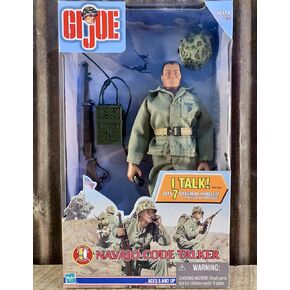 Gi Joe 12 Inch Navajo Indian Navaho Code Talker Figure: Says 7 Different Phrases! In Najavo Code and English!