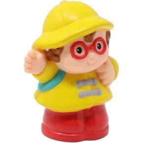 Fisher-Price Replacement Part for Collectible Little People School Bus or Rainy Day Playset 72375 - Replacement Little Girl Maggie Figure Wearing Yellow Raincoat and Red Boots