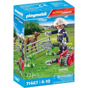 PLAYMOBIL Aktion 71467 Fire Brigade Animal Rescue from 4 Years