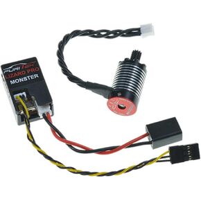 FURITEK Monster BRUSHLESS Power System for TRX-4MT - Remote Control Car, RC Car, RC Monster Truck 1/18 Scale TRX4MT Electronics (FUR-2380) (ESC & Motor)