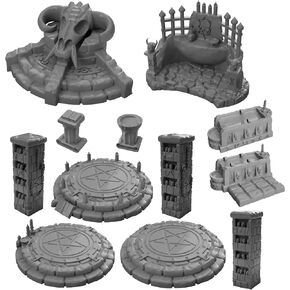 3DEGOS Occult and Evil Furniture DND Terrain for Dungeons and Dragons, D&D, Pathfinder, Warhammer 40k, Miniatures, Age of Sigmar, Tabletop, D and D, Dungeons and Dragons Gifts