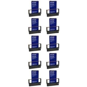 Genuine Epson ERC-23BR Black/Red Ribbon Cartridge - 10-Pack - For TM267, M280, M252, M267, M262, M267