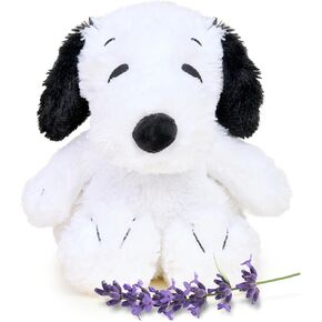 warmies Microwavable & Weighted Stuffed Animals, Snoopy - Heated Stuffed Animal Plushie for Warmth & Comfort - Cute Soft Plush Toys for Adults & Children (Boys, Girls, Babies & Toddlers)