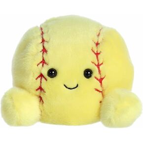 Aurora® Adorable Palm Pals™ Shortstop Soft Ball™ Stuffed Animal - Fun Collectible Plush for Kids and Adult Collectors - Perfect for Decorating Rooms and Birthday Gifts - Yellow 5 Inches