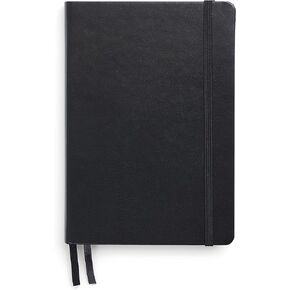 Staples TRU RED 24377283 Medium Flexible Cover Dotted Journal, Blk TR54779