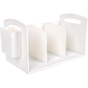 Bookshelf Desktop Book Storagerack Book Stand Bookshelf File Rack with Pen Holder Office Desk Storage and Sorting Rack Data Box Shelves