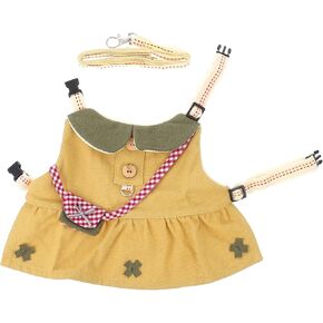 Totority Adjustable Leash for Small Pets Comfortable for Hamsters and for Outdoor Activities and Dress up Lightweight and Easy to Wear