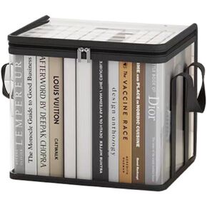 Mumusuki Clear Book Storage Bag, and Waterproof, Transparent Design, Thickened, Multifunctional Use, Lightweight and Portable (L for Permanent Teeth)