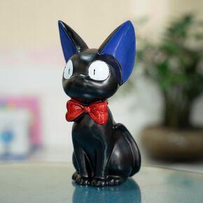 Cat Piggy Bank for Kids | Shatterproof Coin Bank, Gift for Birthday, Christmas, Halloween | Home Decoration for Bedroom, Living Room, Kitchen on Shelf, Table and Windows (Black Cat)