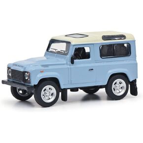 Schuco 452027500 Land Rover Defender Model Car 1:64 Scale Light Blue