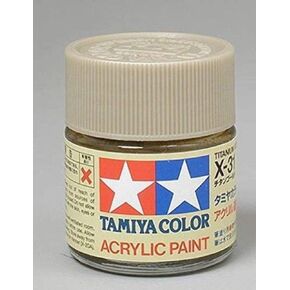 TAMIYA USA TAM81031 Acrylic X31 Titanium Gold 0.77 Fl Oz (Pack of 1)