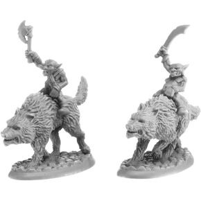 Reaper Bones: Goblin Wolfriders