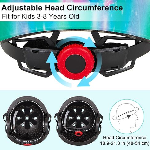 Kids Bike Helmet Skateboard Helmet for 8-13 Years Kids Girls Youth Bicycle Helmet Adjustable Butterfly Scooter Helmets Roller Skating Cycling Helmet with DIY Stickers in Saudi Arabia