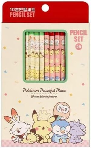Pikachu (1 Pack, Random Package) Pencils, 2B Hexagonal Pencil, 10 Count (10Count, B) in Saudi Arabia