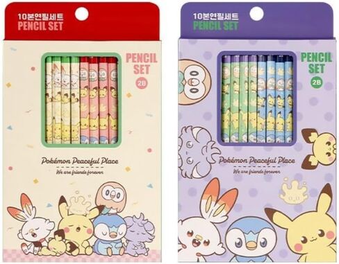 Pikachu (1 Pack, Random Package) Pencils, 2B Hexagonal Pencil, 10 Count (10Count, B) in Saudi Arabia