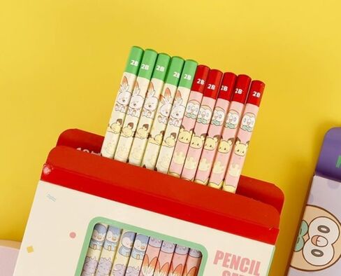 Pikachu (1 Pack, Random Package) Pencils, 2B Hexagonal Pencil, 10 Count (10Count, B) in Saudi Arabia