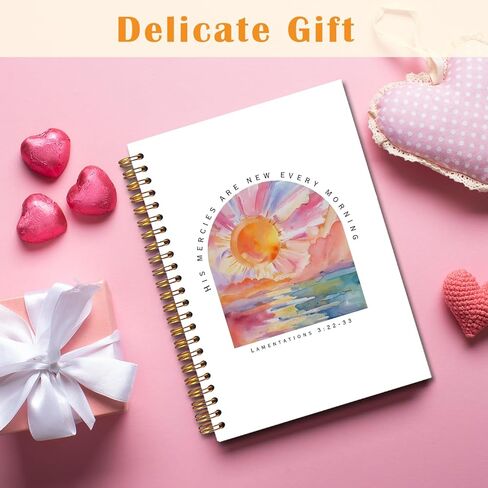 Jinyo Whale Shark Chark Notebook للنساء الرجال ، أشعيا 43: 2 دفتر اليومية اليومية للكتاب المقدس ، مجلة الصلاة الدينية للمرأة ، مجلة ملاحظات الكنيسة ، دفتر ملاحظات الكتاب المقدس 5.5x8.3 بوصة (Beige) in Kuwait