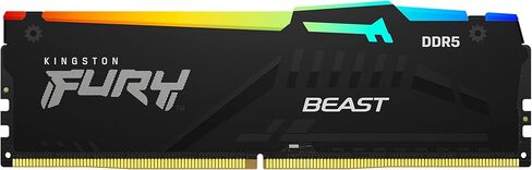 Kingston FURY Beast RGB White 64GB (4x16GB) 5600MT/s CL40 DDR5 XMP DIMM | Overclocking | Plug N Play | Intel XMP 3.0 | Kit of 4 | KF556C40BWAK4-64 in Saudi Arabia