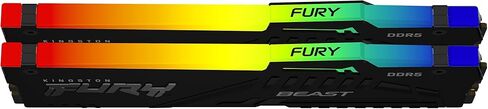 Kingston FURY Beast RGB White 64GB (4x16GB) 5600MT/s CL40 DDR5 XMP DIMM | Overclocking | Plug N Play | Intel XMP 3.0 | Kit of 4 | KF556C40BWAK4-64 in Saudi Arabia