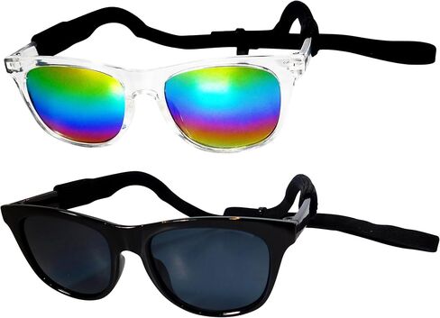 G006 Dog Pet Retro 80s Costume Sunglasses for Medium Breed (Medium, 18-40 lbs, Black) in Saudi Arabia