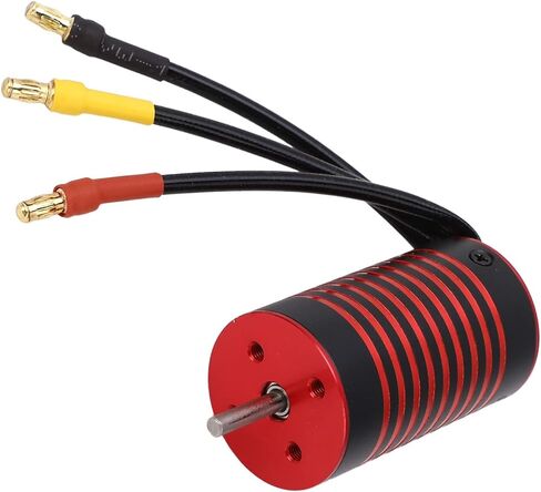 RC Brushless Motor, 2845 Waterproof Motor Rustproof Aluminum Alloy 4 Pole RC Truck Car Boat Motor Replacement for 1/12 1/14 RC Car RC Car 3.175mm Shaft Motor RC Vehicles Truck Update Parts(2800KV) in Saudi Arabia