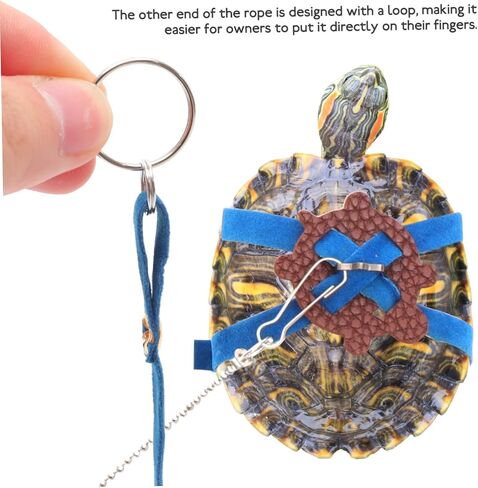 Totority Turtle Leash للحيوانات الأليفة المشي في الهواء الطلق للسلحفاة خفيفة الوزن وحبل التدريب لسهولة الاستخدام لأصحاب السلاحف in Kuwait