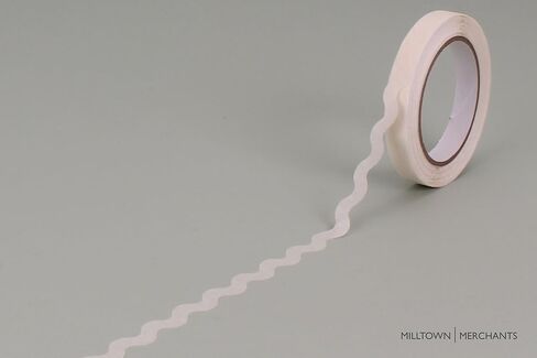 Milltown Merchants 5/8 Inch RIC-Rac Designer Tape - Shape Tape - Low Tack, Low Adhesive Painters Tape, 30 Yards in Saudi Arabia