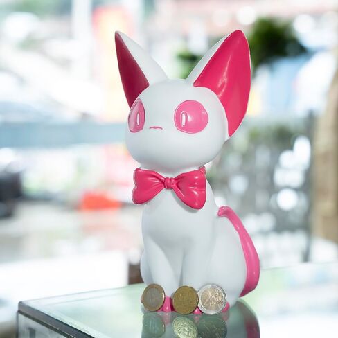 Cat Piggy Bank for Kids | بنك Coin Coin Shatterproof ، هدية لعيد الميلاد ، عيد الميلاد ، عيد الهالوين | ديكور المنزل لغرفة النوم وغرفة المعيشة والمطبخ على الرف والطاولة والنوافذ (قطة أسود) in Kuwait