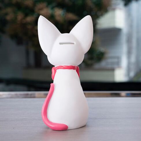 Cat Piggy Bank for Kids | بنك Coin Coin Shatterproof ، هدية لعيد الميلاد ، عيد الميلاد ، عيد الهالوين | ديكور المنزل لغرفة النوم وغرفة المعيشة والمطبخ على الرف والطاولة والنوافذ (قطة أسود) in Kuwait