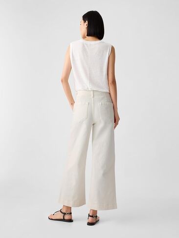 GAP Womens High Rise Wide Leg Jeans Candy Coral 31 in Saudi Arabia