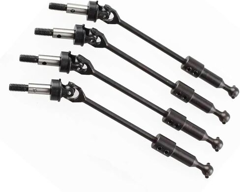 RC Car Transmission Shaft for HSP 94111/107/170 94118 94106 94107 106015 108015 Universal Steel Shaft Can Be Adjusted Cvd Transmission Shaft Drive Shaft RC Car Parts(Size 4pcs) in Kuwait