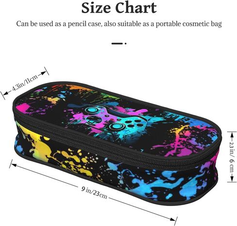 Game Pencil Case for Boys Kids, Large Capacity Pencil Pouch for School, Gaming Pencil Box, Gamer Pen Bag Stationary Organizer for Teens Adults (Gaming 2) in Saudi Arabia