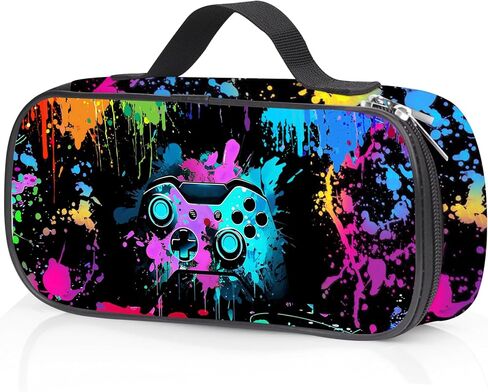 Game Pencil Case for Boys Kids, Large Capacity Pencil Pouch for School, Gaming Pencil Box, Gamer Pen Bag Stationary Organizer for Teens Adults (Gaming 2) in Saudi Arabia