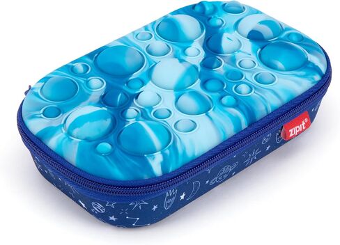 ZIPIT Bubble Pencil Box for Kids | Fidget Case | Silicon Sensory Push It Case | Large Capacity Pencil Case for Girls and Boys in Saudi Arabia