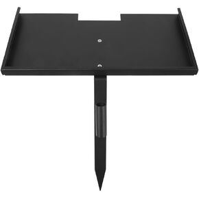 Garneck Heavy Duty Grave Marker Stand for 12x8 Memorial Stones - Durable Iron Holder for Cemetery - for Loved Ones and Pets 12x6 Grave Stand for Lasting Remembrance