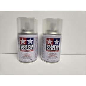 2 حزمة متوافقة مع Tamiya America Spray Lacquer TS-80 Flat Clear TAM85080 LACERER TS80 100ML تشمل Chicagoland RC قسيمة