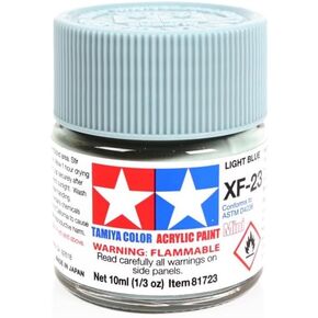TAMIYA Acrylic Mini XF23 Light Blue TAM81723 Plastics Paint Acrylic