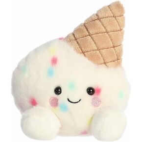 Aurora® Adorable Palm Pals™ Sprinkle Ice Cream™ Stuffed Animal - Fun Collectible Plush for Kids and Adult Collectors - Perfect for Decorating Rooms and Birthday Gifts - White 5 Inches