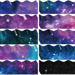 Fuutreo 138ft Bee Bulletin Board Borders Bee Classroom Decorations 140 Pcs Cartoon Honeycomb Yellow Black Scalloped Border Trim for Back to School Summer Party Supplies Home Office Decor, 10 Designs
