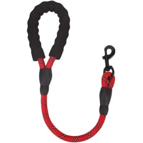 Cat and Dog Harness Dog Leash Short Leashes Large Dog Walking Reflective Dogs Leash Comfortable Handle Pet Chain Rope Dogs Leashes Pet Pet Traction Rope(Black)